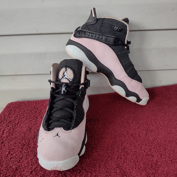 Air Jordan Rings GS 'Black Pink Foam' 323399-006 size